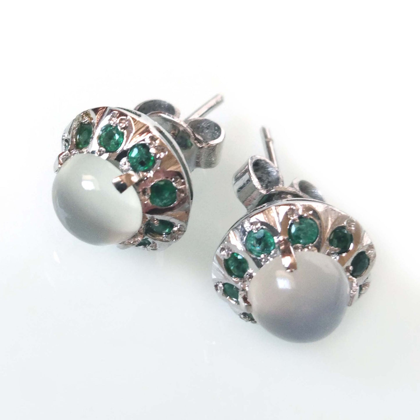 Multi Gemstone stud earrings