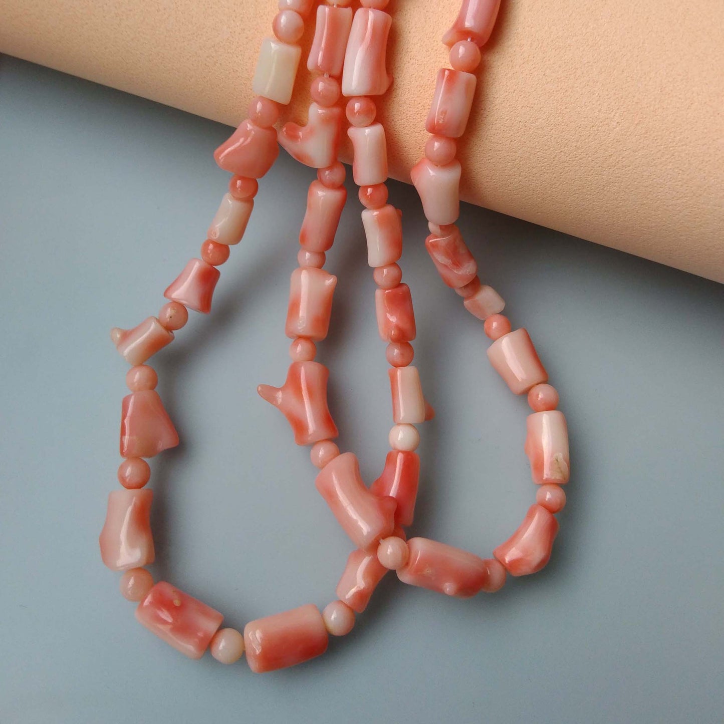 Pink Branch Coral Necklace 